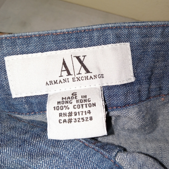 A/X Armani Exchange Lightweight Cotton Straight Jeans 6 - Picture 5 of 8